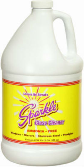 Sparkle 20500 Glass Cleaner, Streak-Free Formula, 1 Gallon