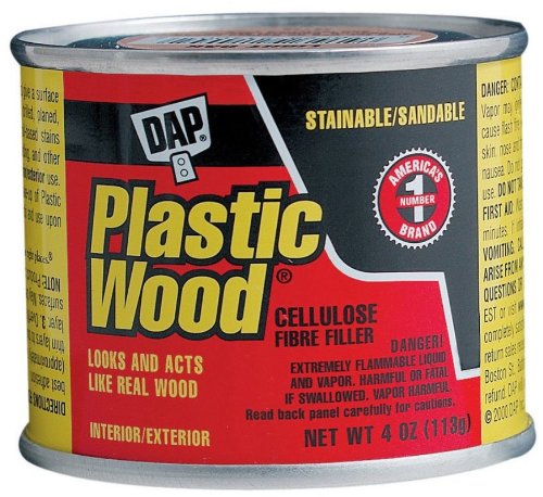 Dap 21502 Plastic Wood Solvent Professional Wood Filler, 4 Oz, Natural