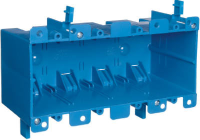 Carlon B468R Four Gang Old Work Box, 68 CUIN Capacity