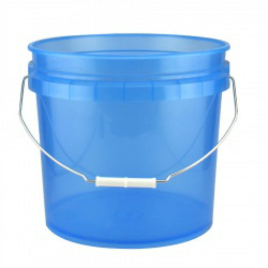 Leaktite 3GLTB Heavy Duty Translucent Plastic Pail, 3-1/2 Gallon, Blue