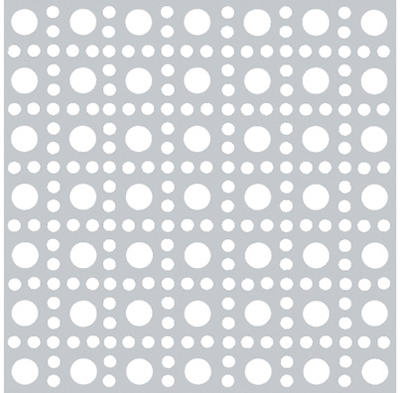 SteelWorks 11267 Decorative Gold Lincane Anodized Aluminum Sheet, 36" x 36"