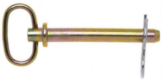 Campbell® T3899744 Hitch Pin with Clip, 1'' x 4-1/2'', Yellow Chromate