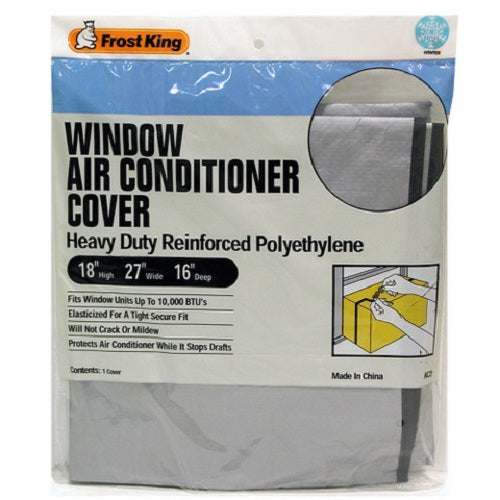 Frost King AC2H Window Air Conditioner Cover, 18" x 27" x 16", Silver