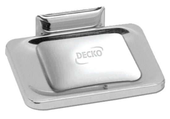 Decko 38000 Wall Soap Dish w/ Mounting Hardware, Chrome Finish, Steel
