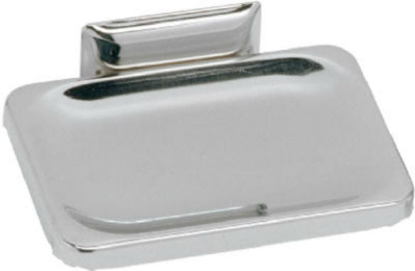 Decko 38000 Wall Soap Dish w/ Mounting Hardware, Chrome Finish, Steel