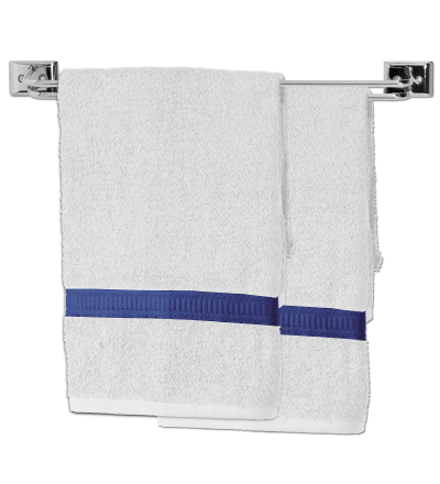 Decko 38110 Steel Towel Bar wirh Mounting Hardware, 18", Chrome Finish