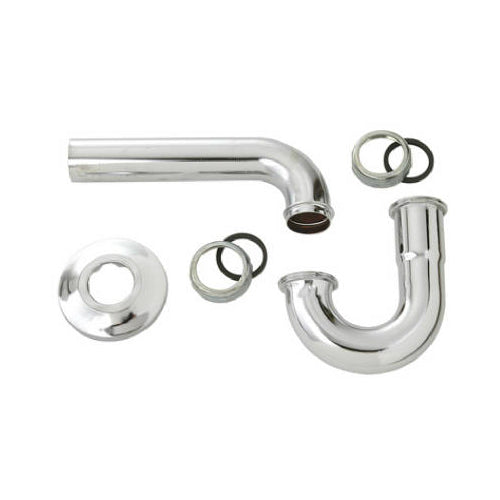 Master Plumber 219-170 Kitchen Wall Drain Brass P Trap, 1-1/2", 22-Gauge