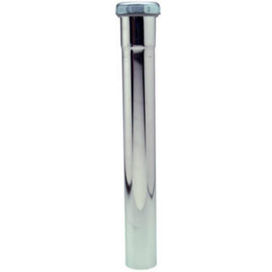 Master Plumber 219-329 Kitchen Drain Extension Tube, 1-1/2" x 12", Chrome