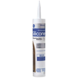 GE GE112 Window & Door Caulk, White, 10.1 Ounce