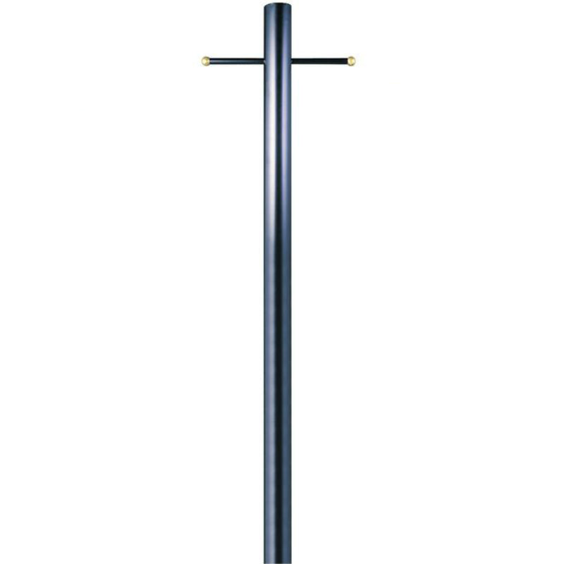 Westinghouse 66808 Steel Outdoor Lantern Post with Ladder Rest, 80", Black