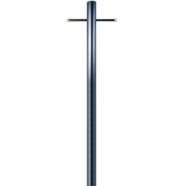 Westinghouse 66808 Steel Outdoor Lantern Post with Ladder Rest, 80", Black