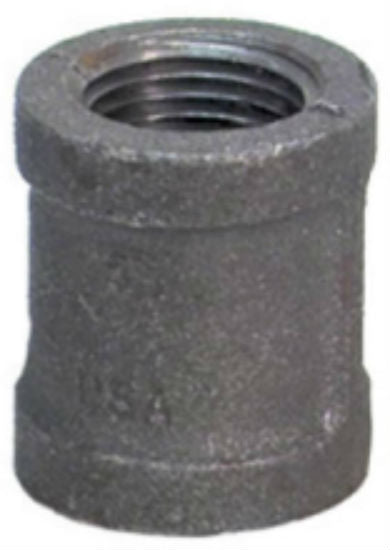 Anvil® 8700133104 Malleable Coupling, 1/2", Black Finish
