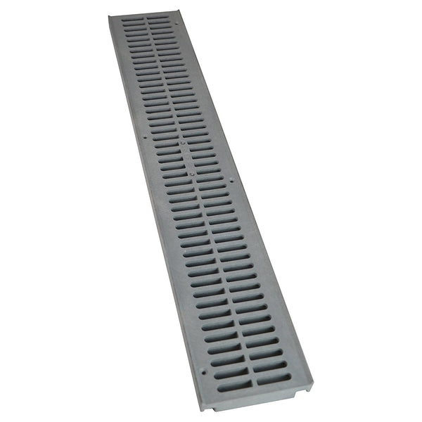 NDS 241-1 Spee-D Corrugated Channel Grate, 4" x 2', Gray