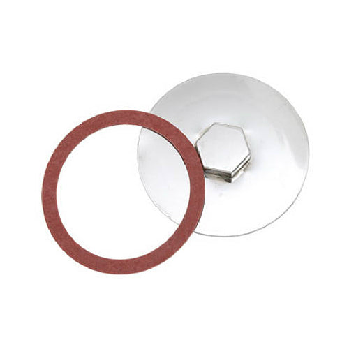 Master Plumber 223-867 Stainless Steel Drum Trap Cover, 4-3/8" OD x 3-1/2" ID
