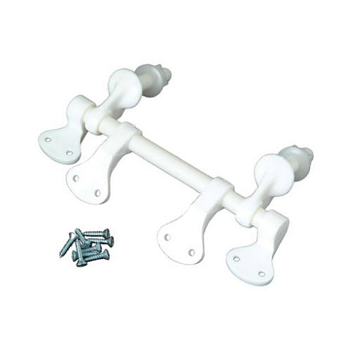 Master Plumber 224-410 Plastic Toilet Seat Hinge, White