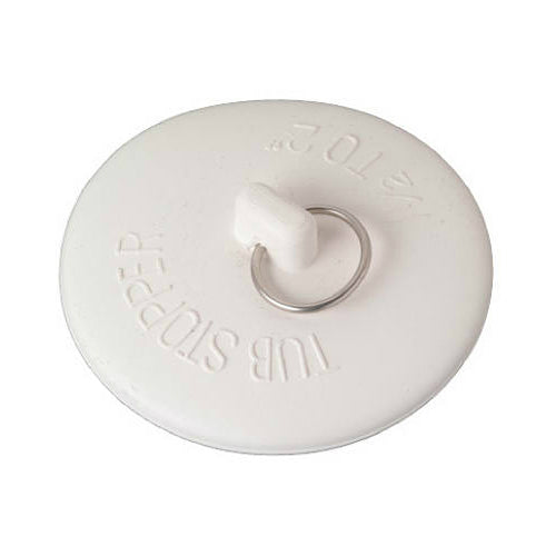 Master Plumber 225-078 Rubber Tub Stopper with Metal Ring
