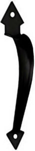 National Hardware® N100-057 Ornamental Gate Pull, 8-3/4", Satin Black