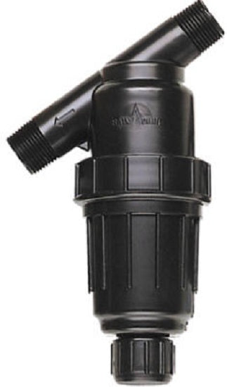 Raindrip 604P01B Y-Filter with Polyester Element Plus Pipe Swivel Coupling, 3/4"