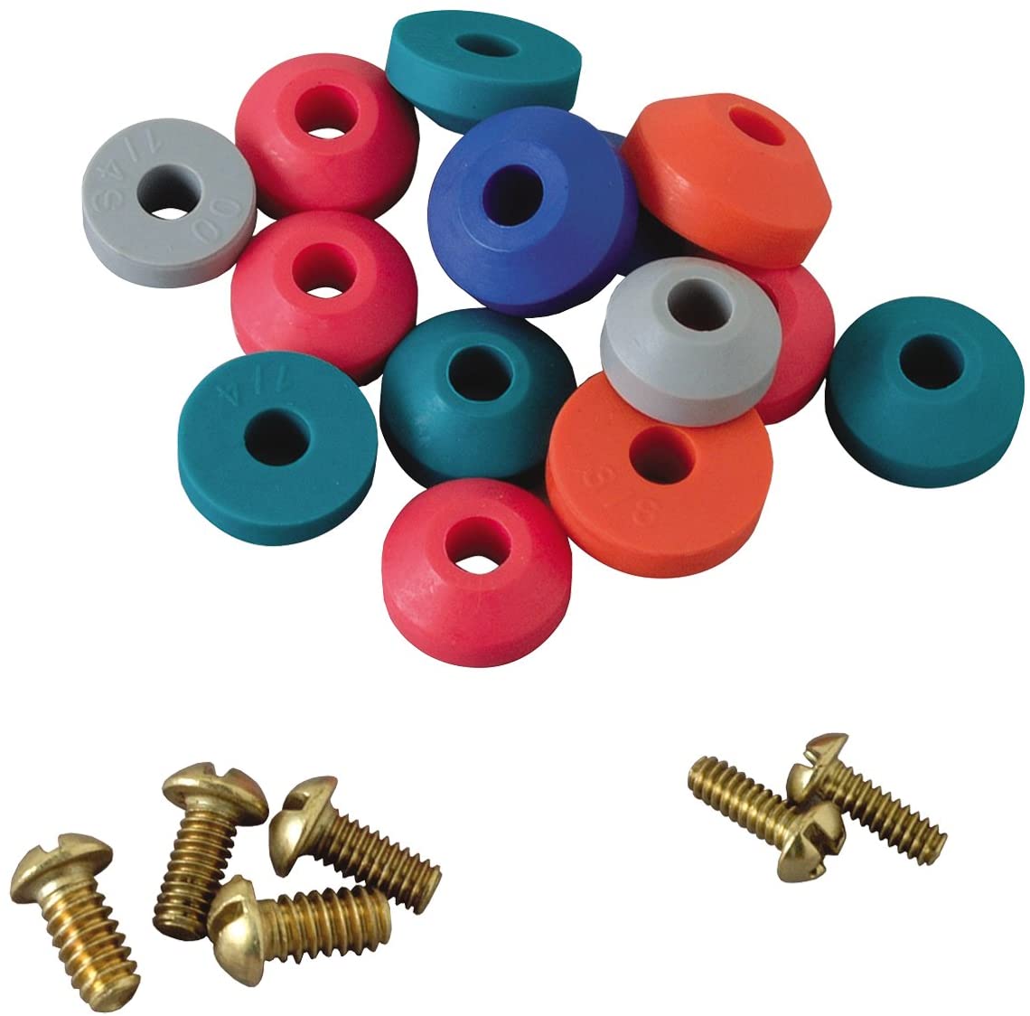 BrassCraft SC2163 Beveled Faucet Washer Assortment with Screws