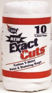 Paint USA Exact Cut T-Shirt Paint & Staining Rags, 10-Count, 14" x 16"