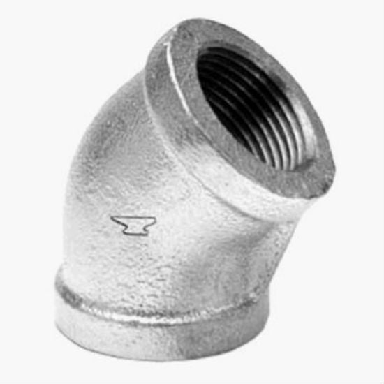 Anvil® 8700126504 45-Degree Elbow, 1/4", Galvanized