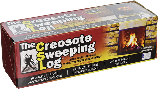 Creosote Sweeping Log SL-824-12 Fireplace/Woodstove/Chimney Cleaner