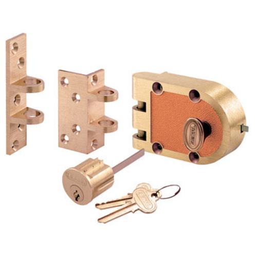 Prime-Line SE 15361 Segal Single Cylinder Deadlock, Brushed Brass