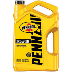 Pennzoil® 550045210 Conventional Motor Oil with Active Cleansing Agents, 5 Qt
