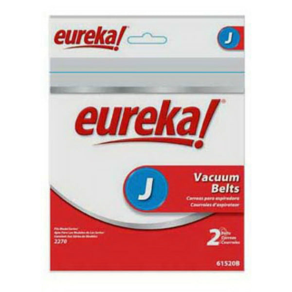 Eureka® 61520B Genuine Style J Vacuum Belt, 2-Pack