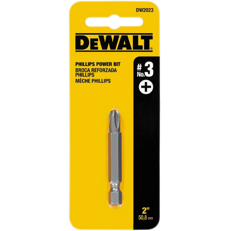DeWalt® DW2023 Phillips Power Bit, #3, 2"