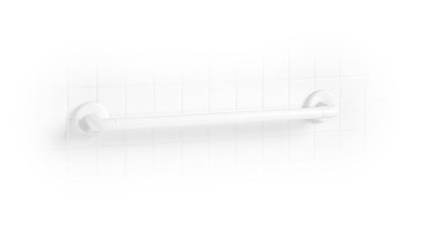 Homz® 22840202.24 Plastic Towel Bar, White, 24"
