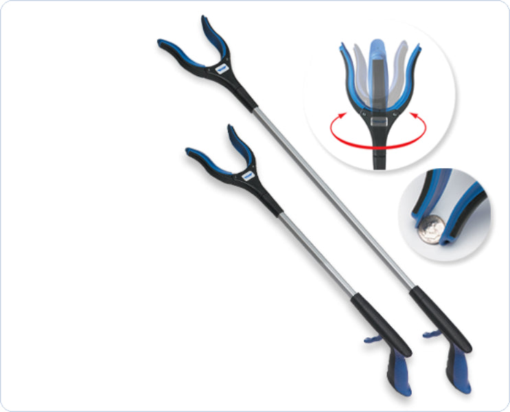 Ettore 49036 Grip 'n Grab Extend Reach Pick-Up & Clean-Up Tool, 32"