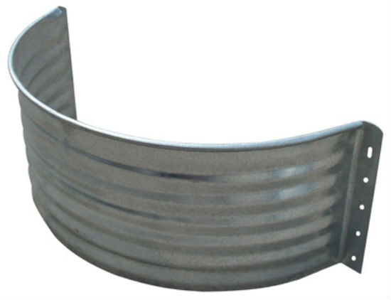 Tiger Brand™ AW-18R Round Area Wall, Galvanized Steel, 18"