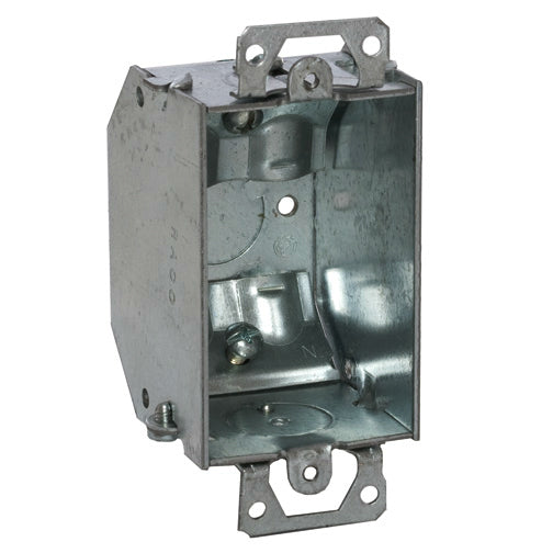 RACO® 471 Deep Beveled Corner Switch Box, Steel, 3" x 2-1/4"