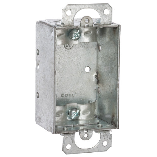 RACO® 410 Deep Switch Box, Gangable with Nonmetallic Sheathed Clamp, 3" x 1-1/2"