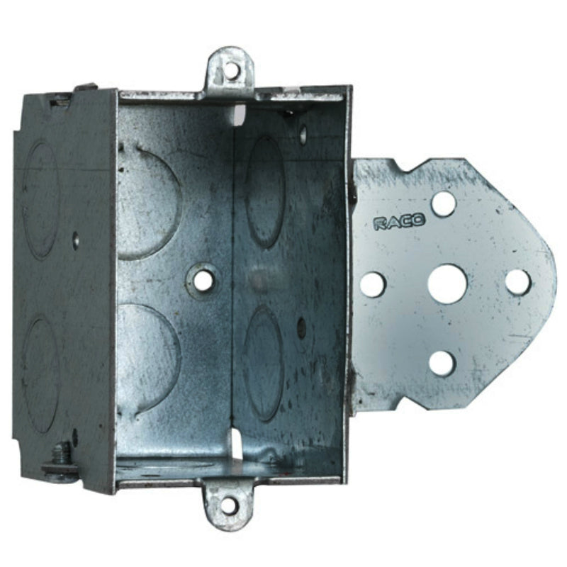 RACO® 502 Gangable B Bracket Switch Box with Conduit KO's, 3" x 2-1/2" Deep