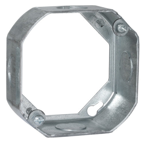 RACO® 128 Steel Octagon Extension Ring, 4" x 1-1/2" Deep