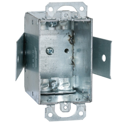 RACO® 545 Steel Old Work Switch Box, Gangable w/Nonmetallic Sheathed Clamp, 3"