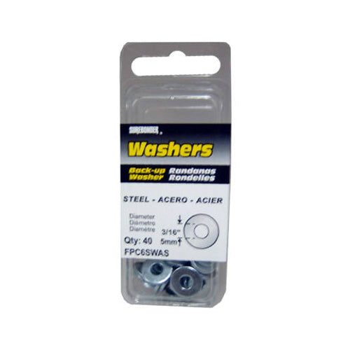 Surebonder® FPC6SWAS Steel Washer, 3/16" Dia., 40-Pack