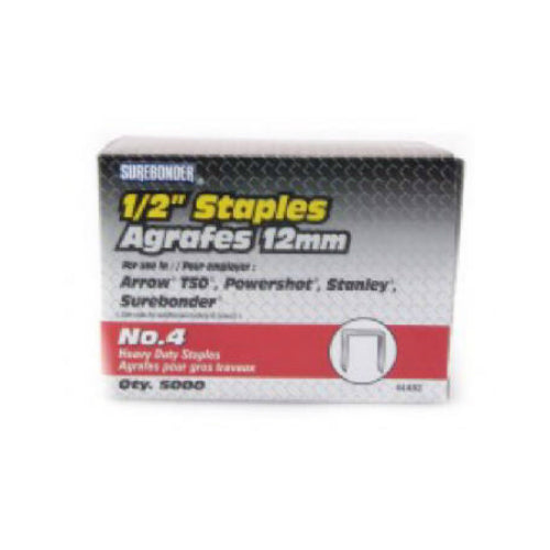 Surebonder® 44403 Heavy Duty Staple, #4, 1/2", 5000-Count