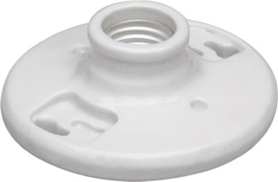 Pass & Seymour 272CC18 Incandescent Porcelain Lampholder, 660W, White