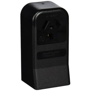 Pass & Seymour 388CC6 Straight Blade Receptacle, 30A, 125/250V, Black