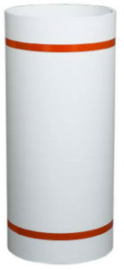 Amerimax 69124 Aluminum Trim Coil, 24" x 50', White/Brown