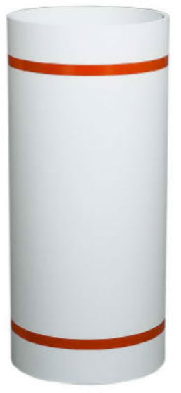 Amerimax 69124 Aluminum Trim Coil, 24" x 50', White/Brown