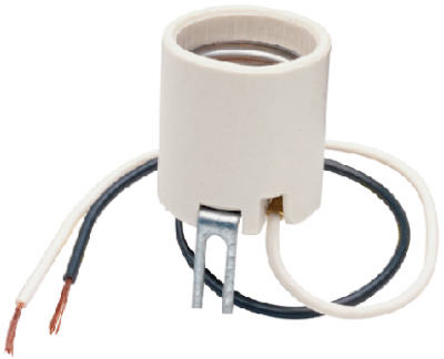 Pass & Seymour Incandescent Porcelain Lamp Holder, 660W, 250V