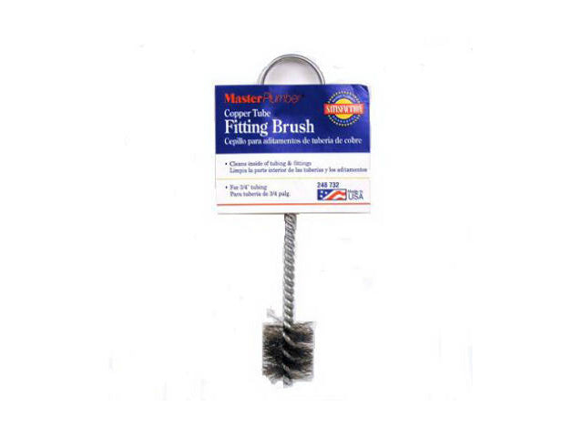 Master Plumber 092032-144 Copper Tube Brush, 3/4" ID