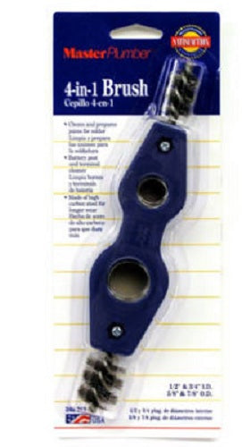 Master Plumber 092612 4-In-1 Copper Tube Brush