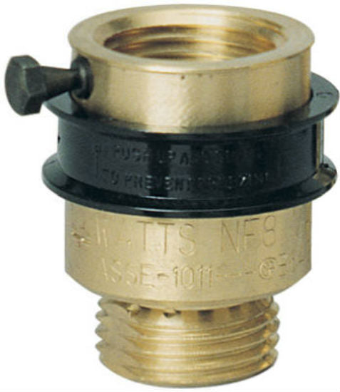 Watts NF8 Hose Connection Vacuum Breakers for Wall & Yard Hydrants, Brass