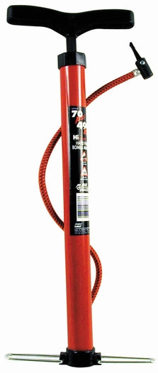 Custom Accessories 57773 Deluxe Tire Hand Pump with Cast Iron Base, 70 PSI
