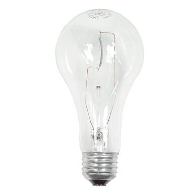 GE Lighting 16068 Decorative A21 General Purpose Light Bulb, 150W, Crystal Clear